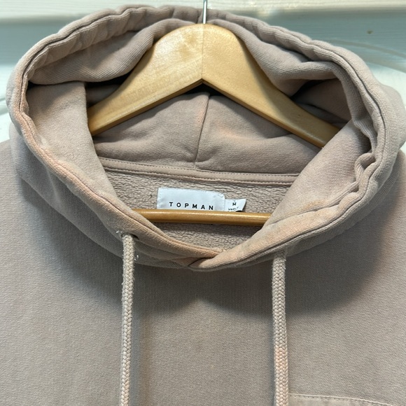 Topman fleece pink hoodie M - Picture 8 of 9